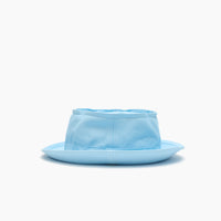 Blue Snap–Brim Bucket Cotton Sateen Hat