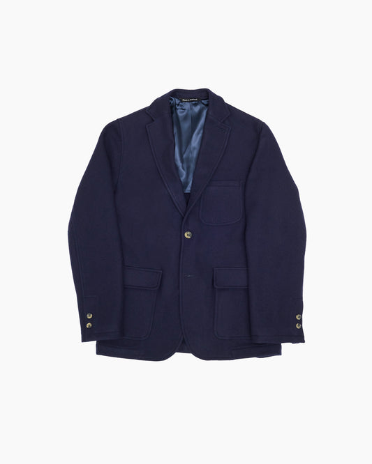Navy Heavyweight Melton Wool Ivy Jacket