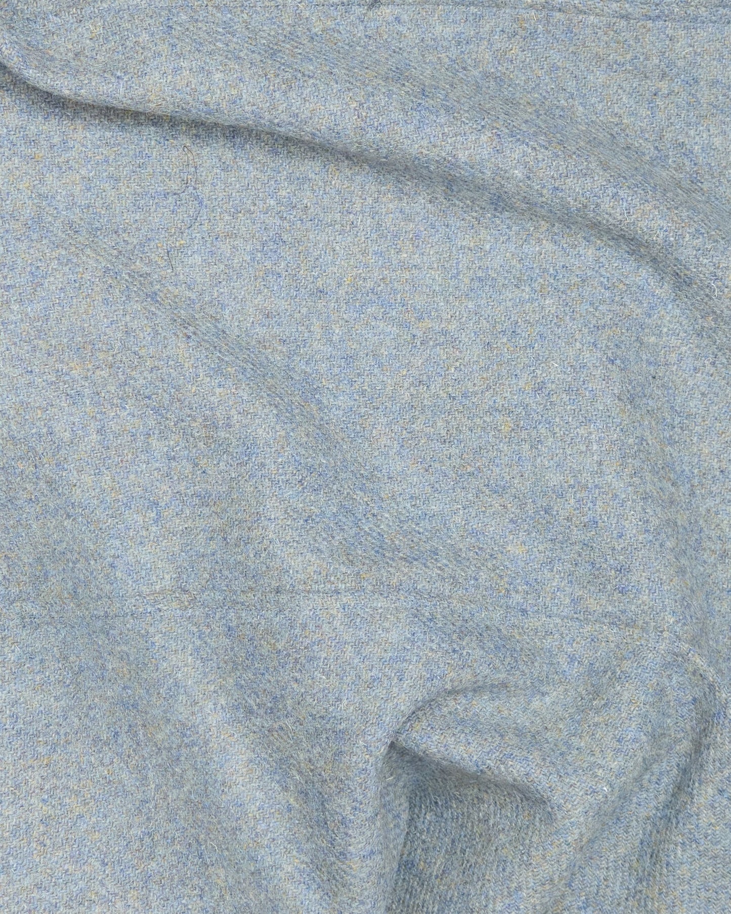 Archive Blue Harris Tweed Overcoat