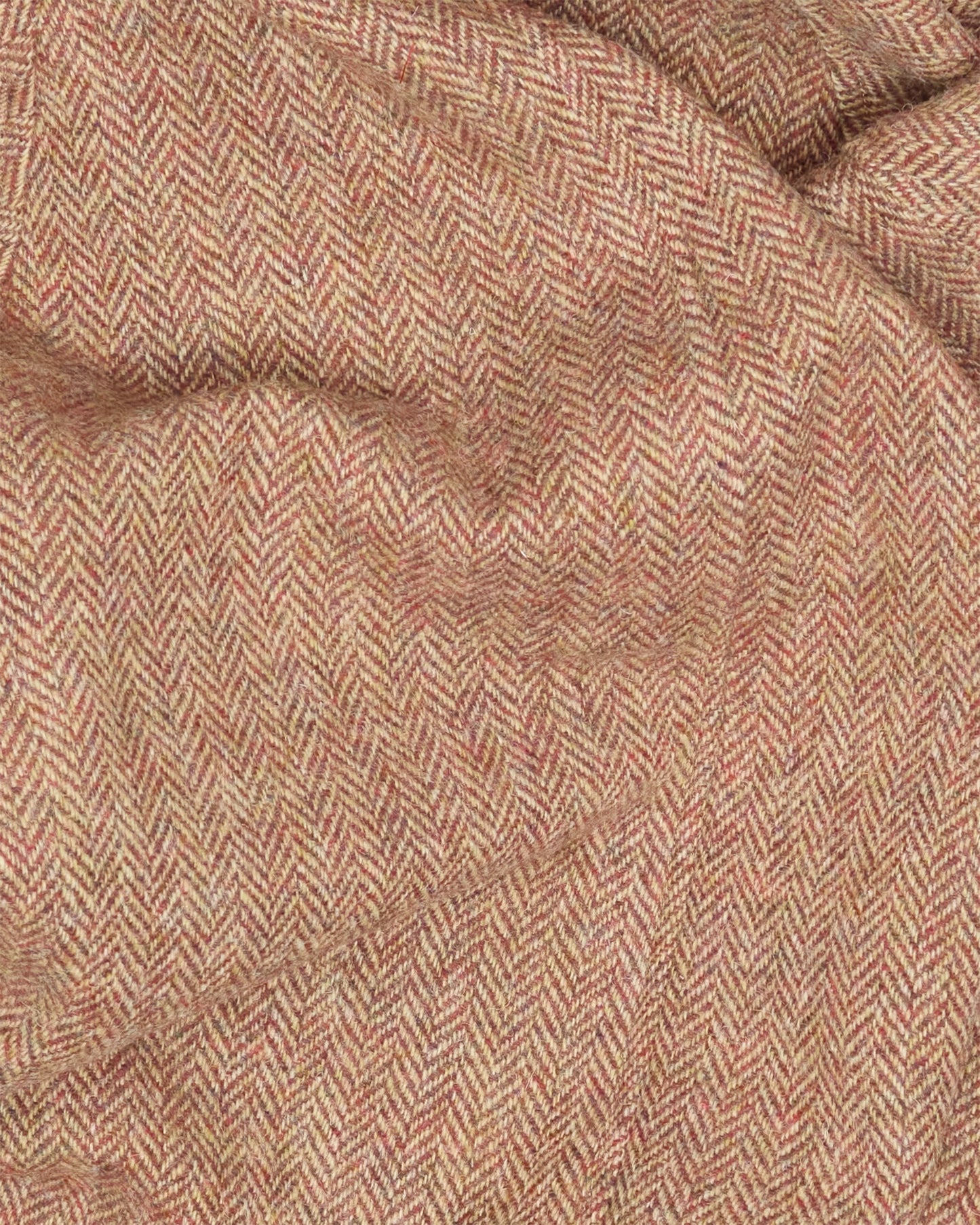 Archive Terracotta Herringbone Overcoat