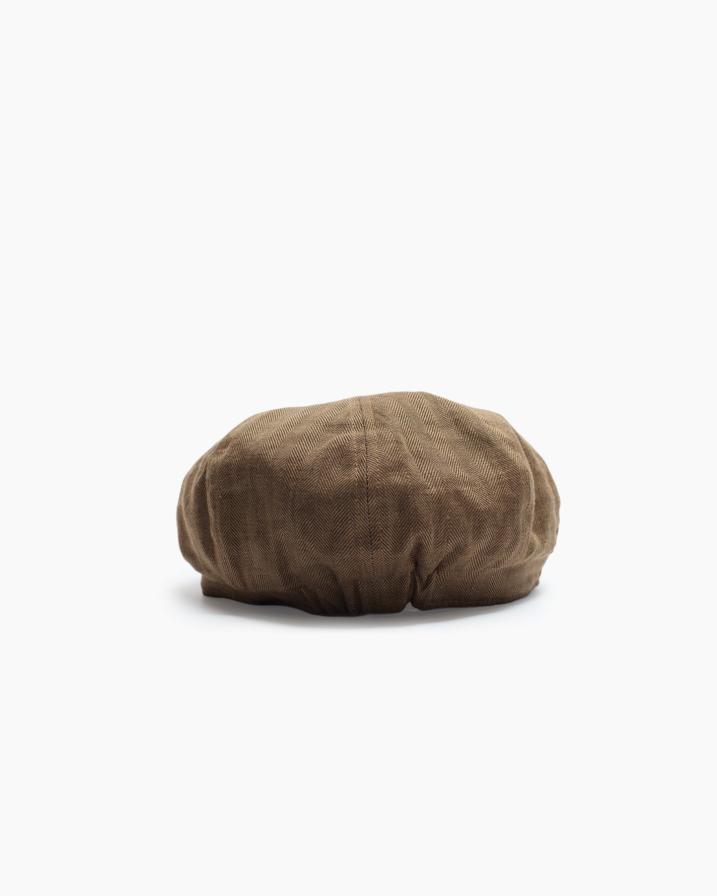 Bark Herringbone Irish Linen Murphy Cap