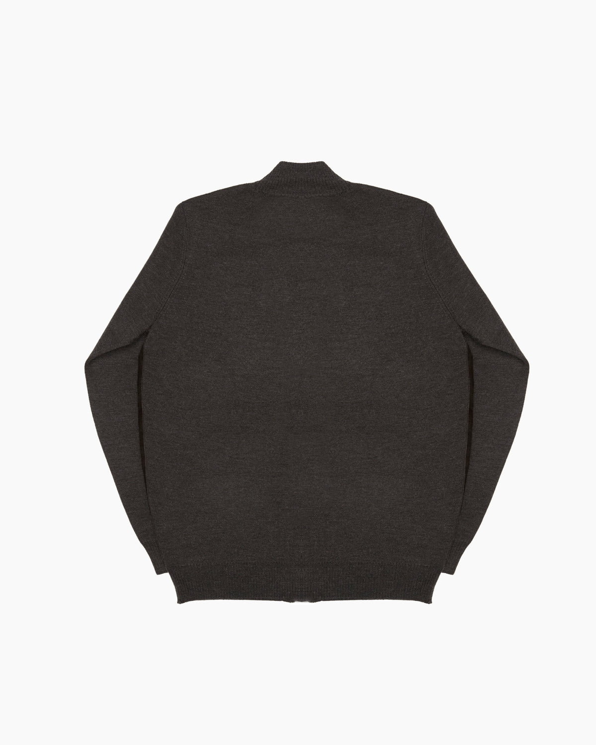 Brown Oakmoore Suede Zip Cardigan