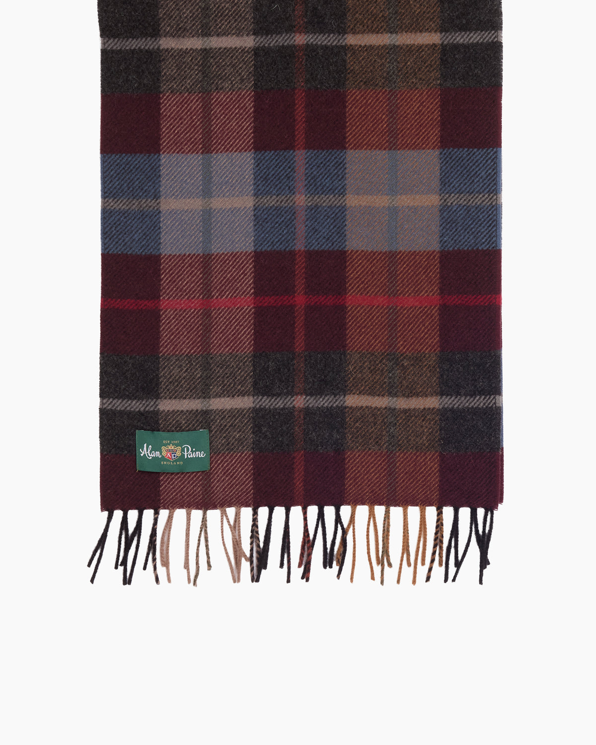 Rouge Firbeck Wool Plaid Scarf