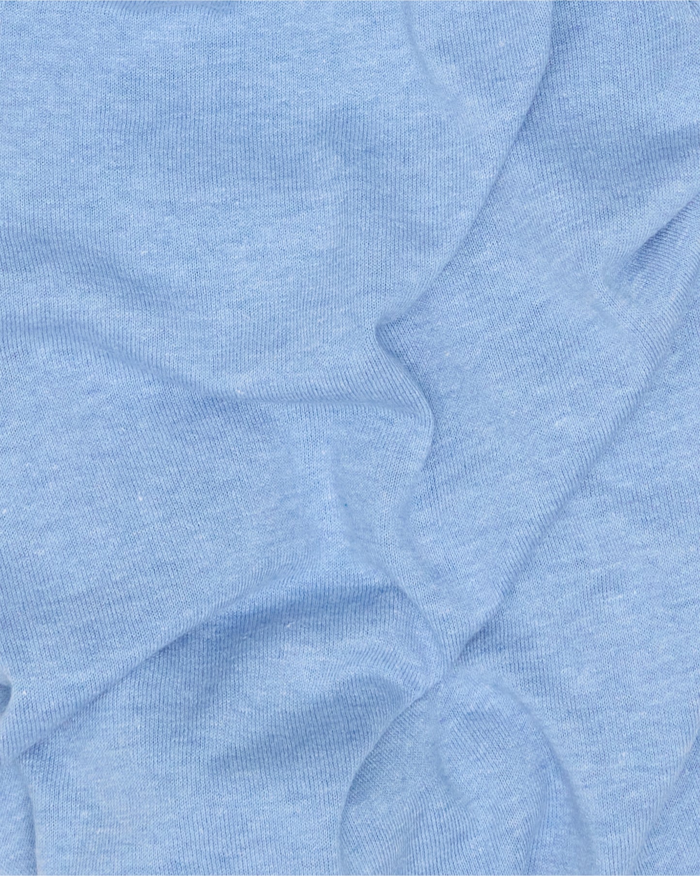 Carolina Blue Shipford Short Sleeve Open Collar Knit