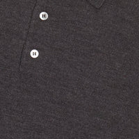 Brown Merino Wool Hindhead Polo Shirt