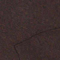 Brown Sutherland Lambswool Quarter Zip