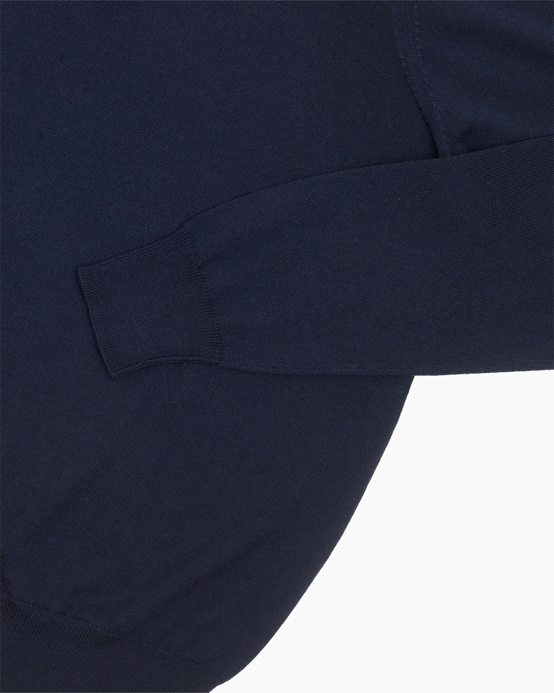 Navy Hindhead Merino Wool Polo Shirt