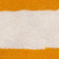 Cream & Mustard Striped Geel Wool Sock