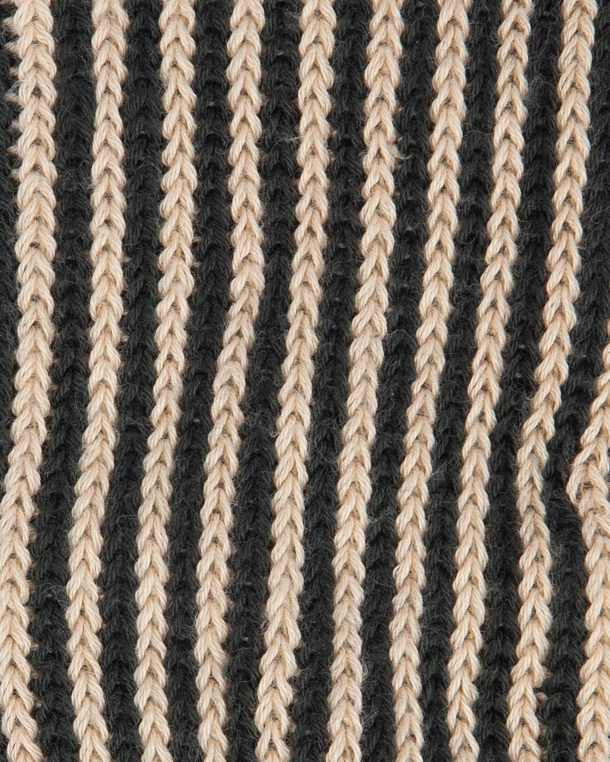 Dark Green Striped Capri Heavy Cotton Socks