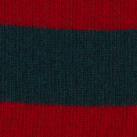 Green & Red Striped Geel Wool Sock