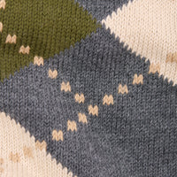 Grey Argyle Lussino Sock