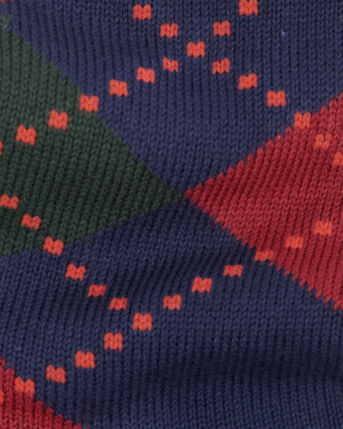 Navy Argyle Lussino Sock