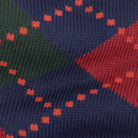 Navy Argyle Lussino Sock