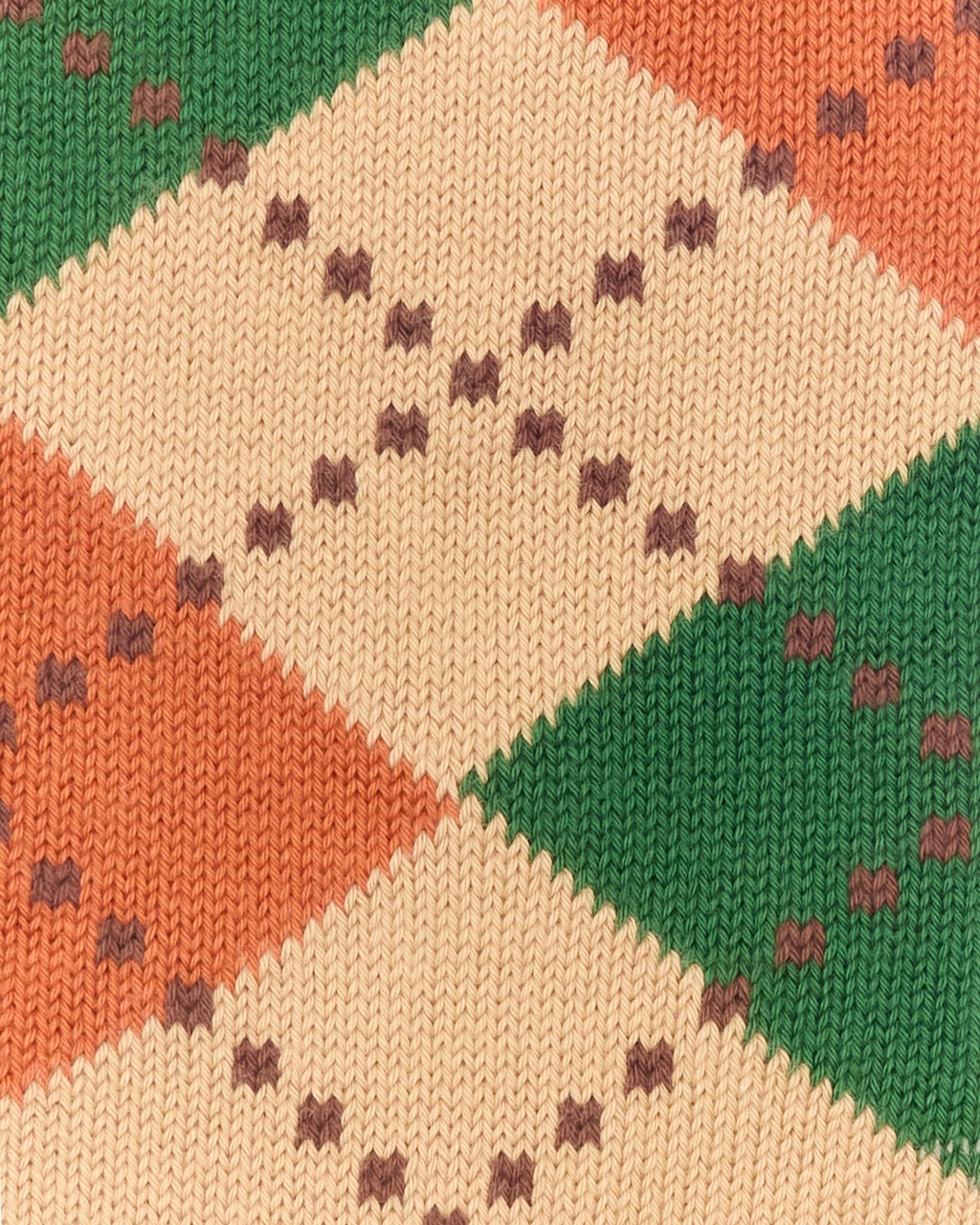 Tan Argyle Lussino Sock