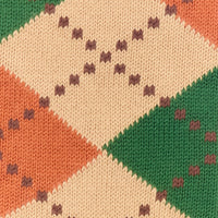 Tan Argyle Lussino Sock