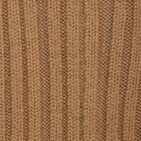 Taupe Cashwool Ribbed Sock