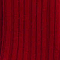Red Cashwool Blend Sock