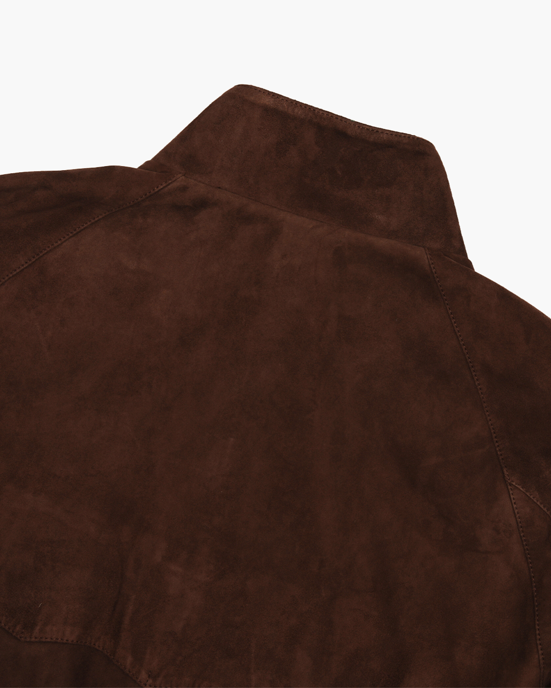 Chocolate Brown Suede G9 Harrington Jacket