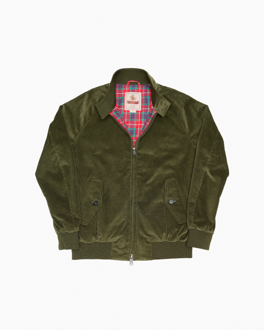 Khaki Corduroy G9 Harrington Jacket