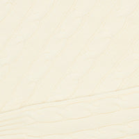 Casa Isaac Ecru Fisherman's Cable Knit
