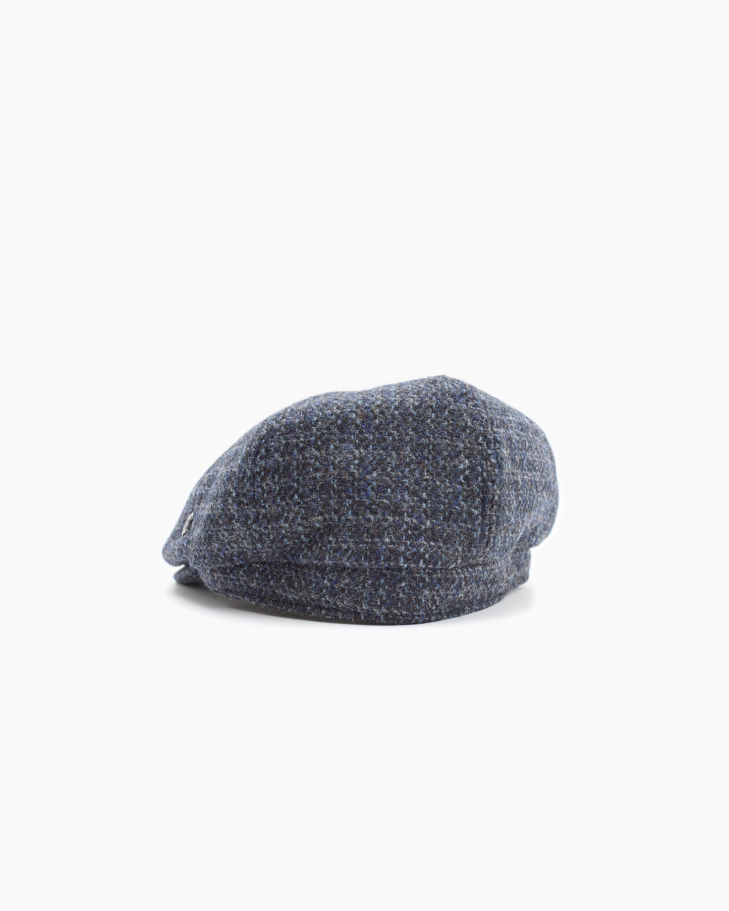 Dark Blue Hudson Harris Flat Cap