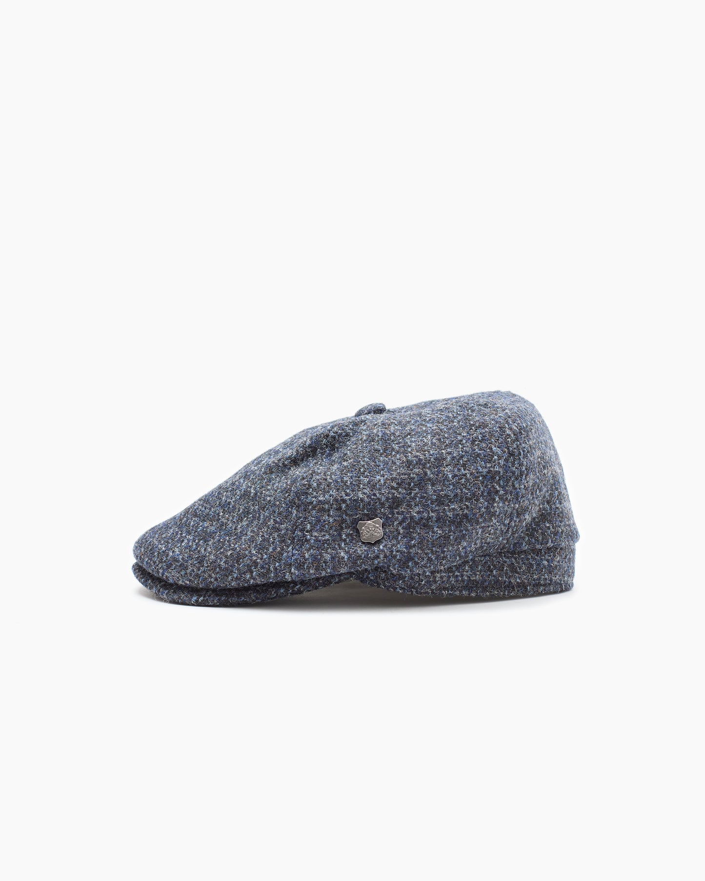 Dark Blue Hudson Harris Flat Cap