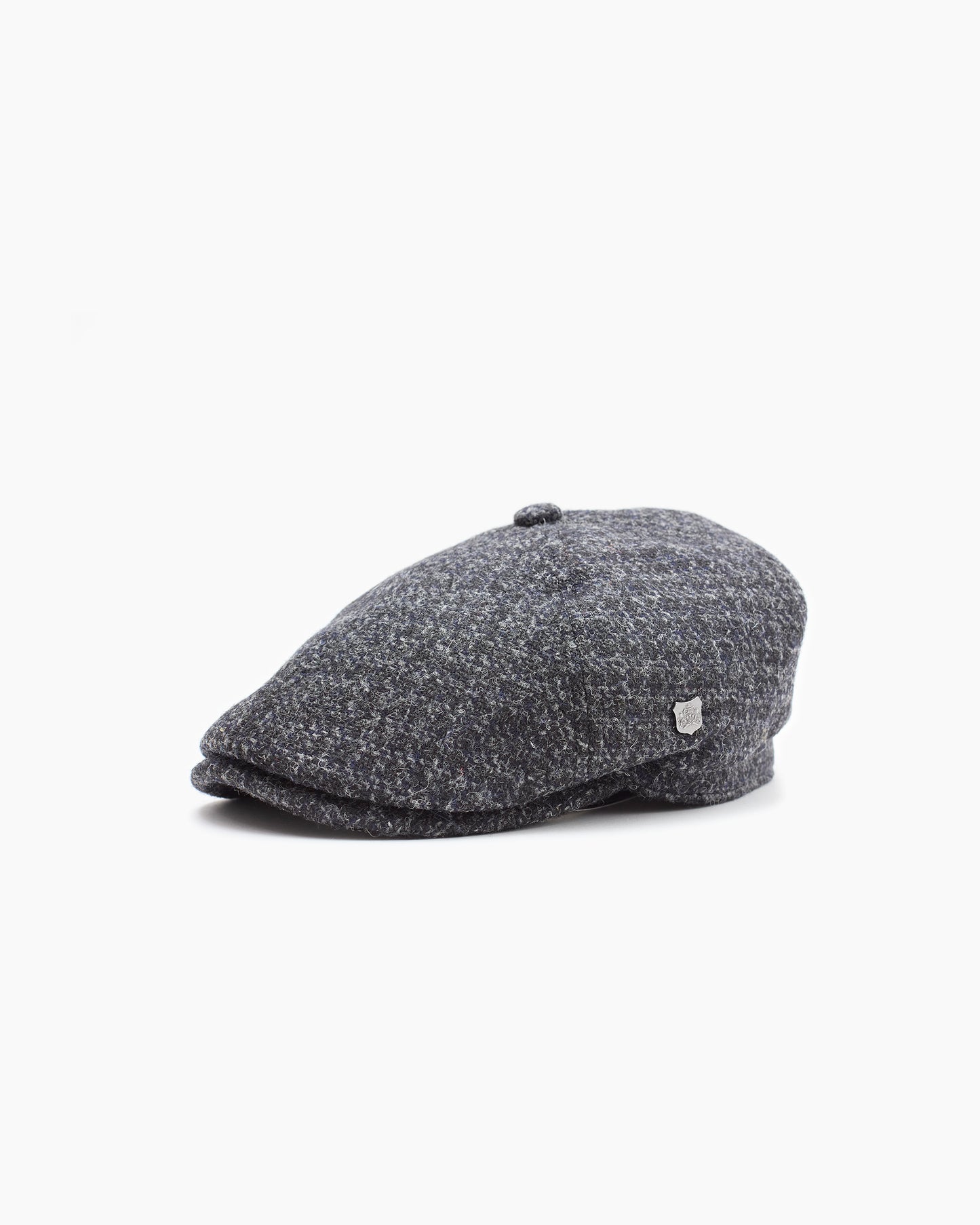 Charcoal Hudson Harris Flat Cap