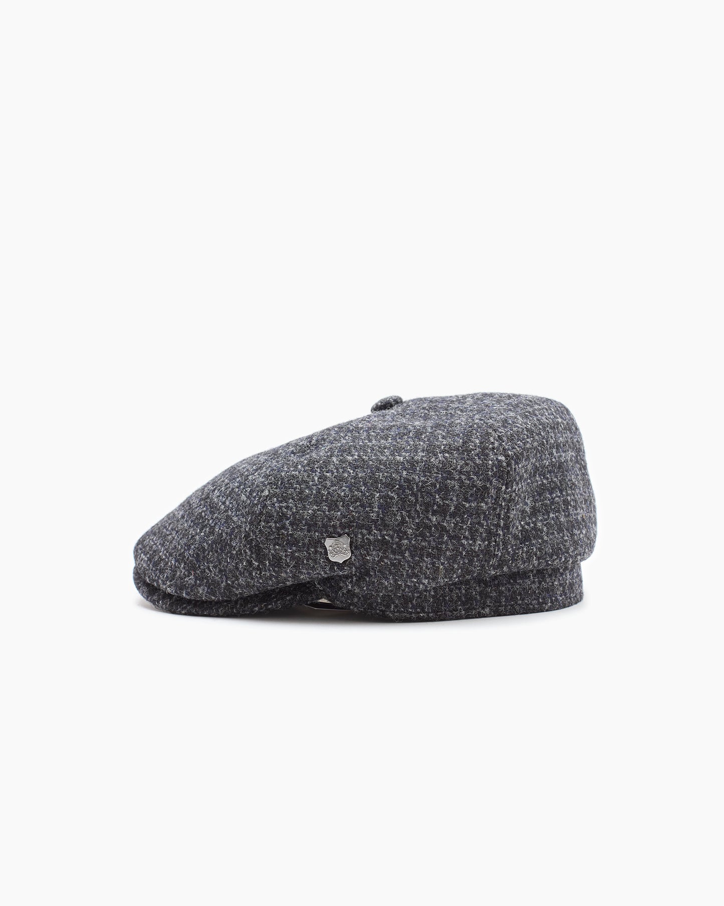 Charcoal Hudson Harris Flat Cap