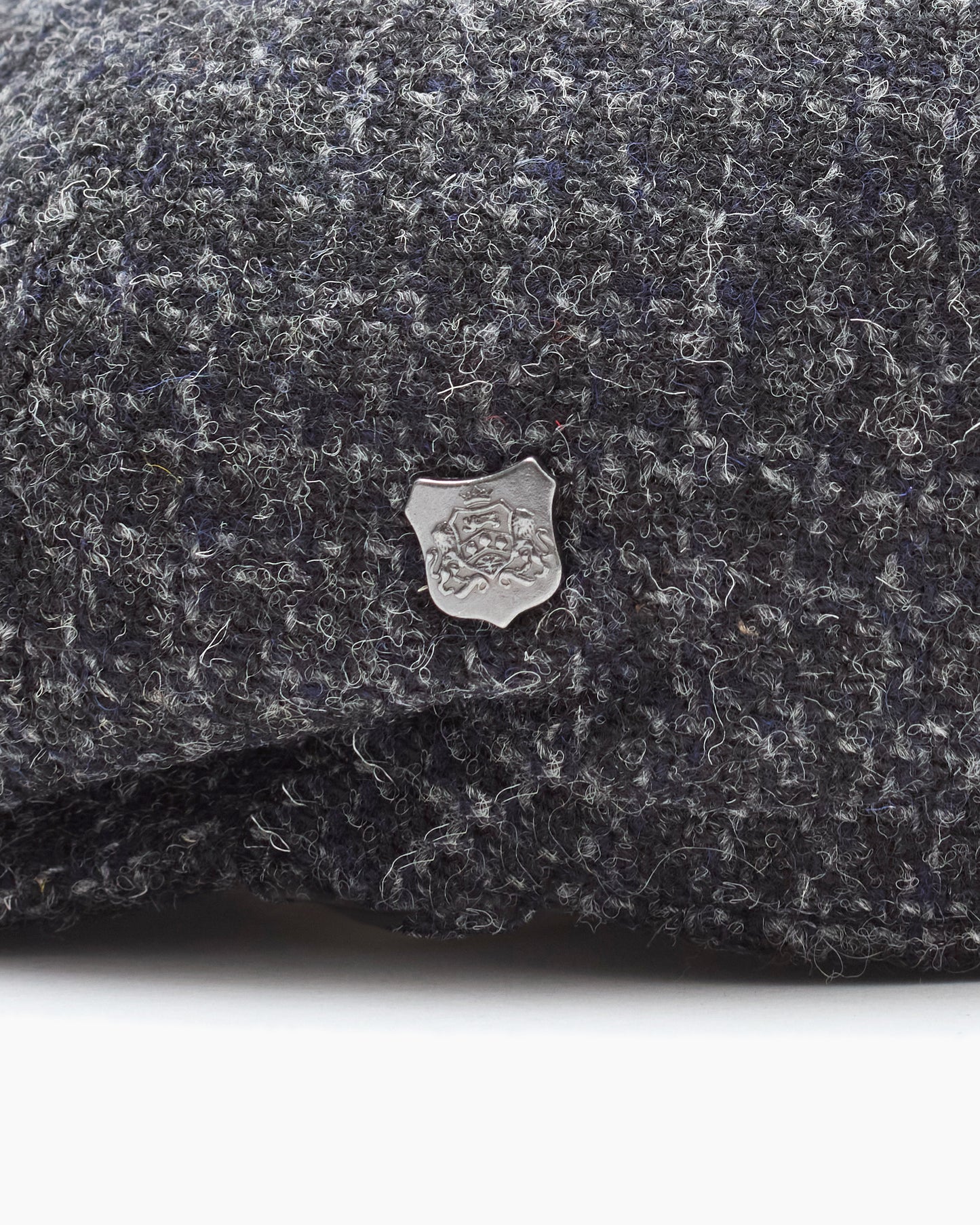 Charcoal Hudson Harris Flat Cap