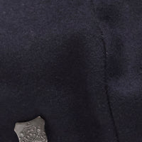 Navy Melton Wool Cap