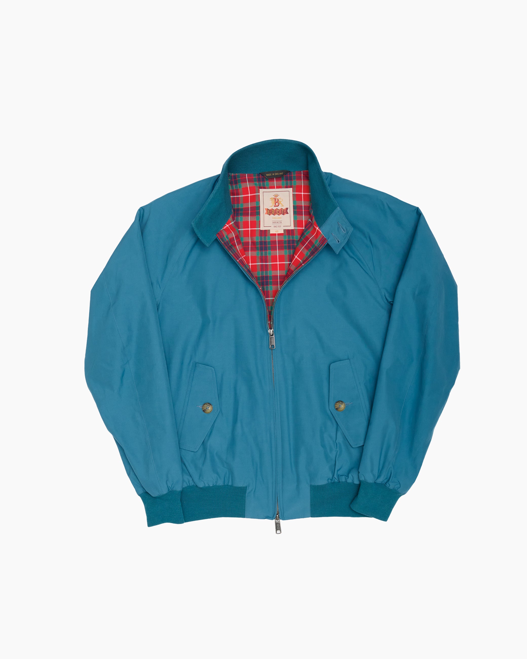 Cornish Blue G9 Harrington Jacket – JOHN SIMONS
