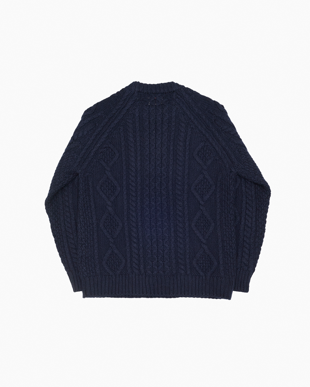 Casa Isaac Navy Fisherman's Cable Knit