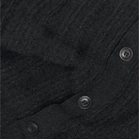 Charcoal Polo Knit Cardigan