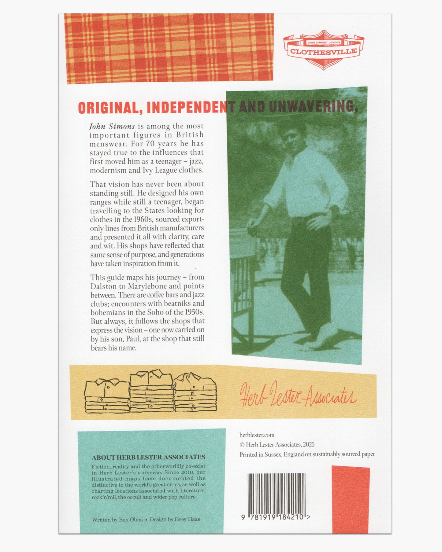 Clothesville: John Simons' London by Herb Lester Associates