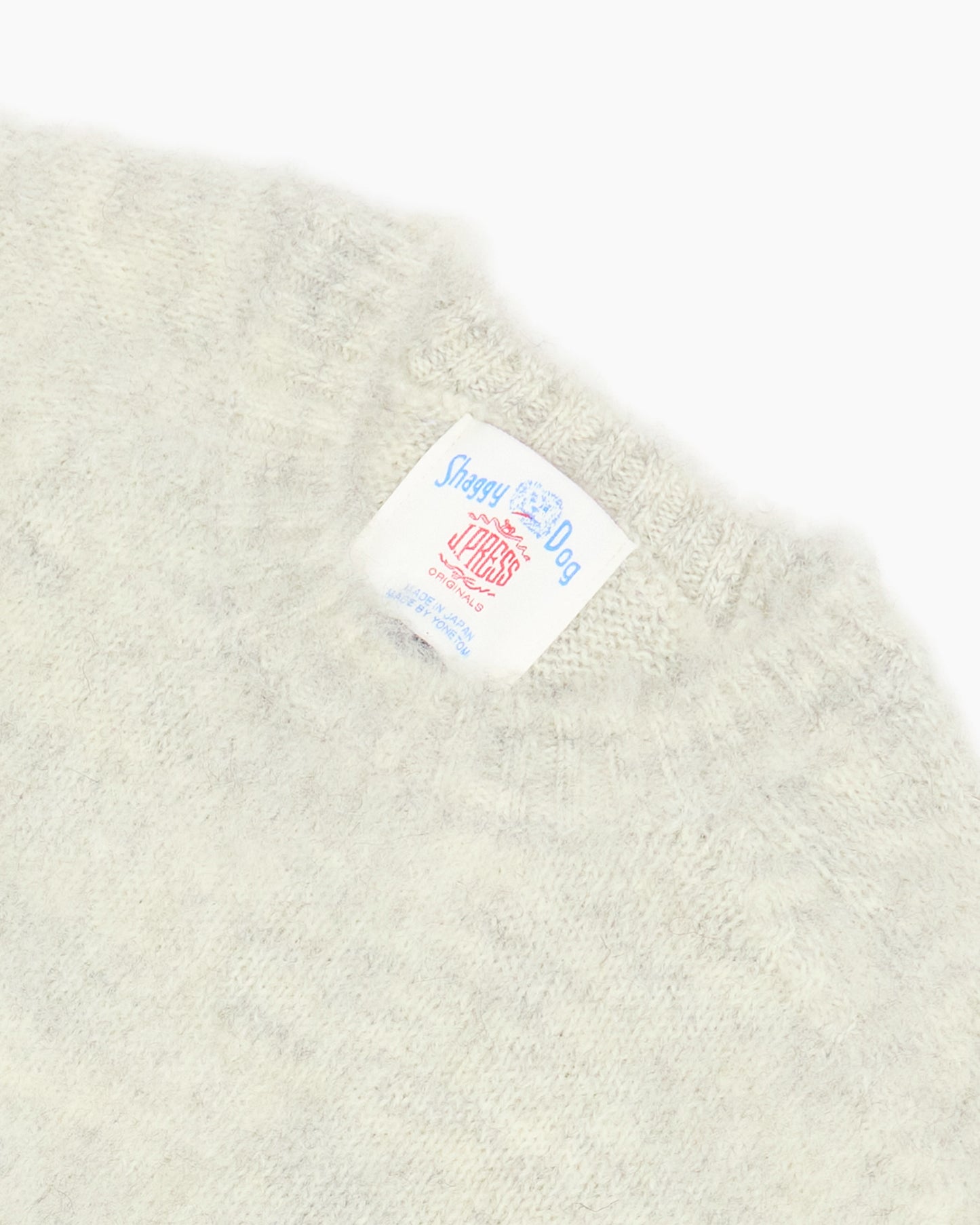 Cream Melange Shaggy Dog Sweater