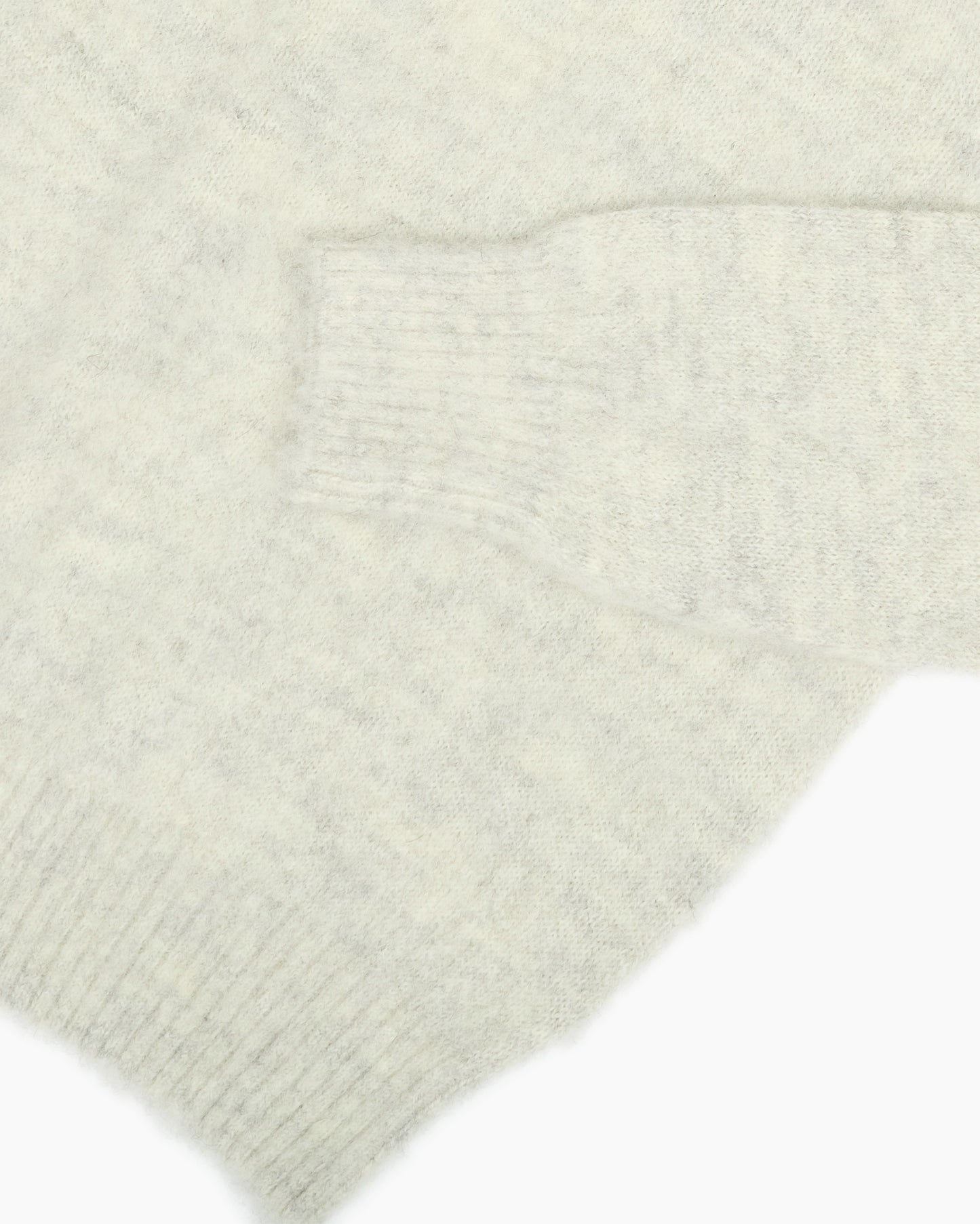 Cream Melange Shaggy Dog Sweater