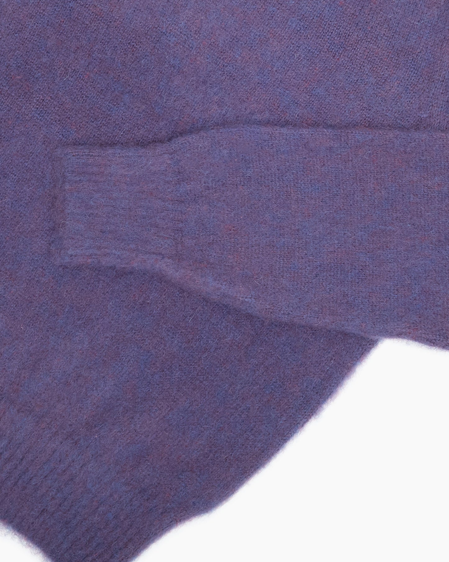 Purple Melange Shaggy Dog Sweater