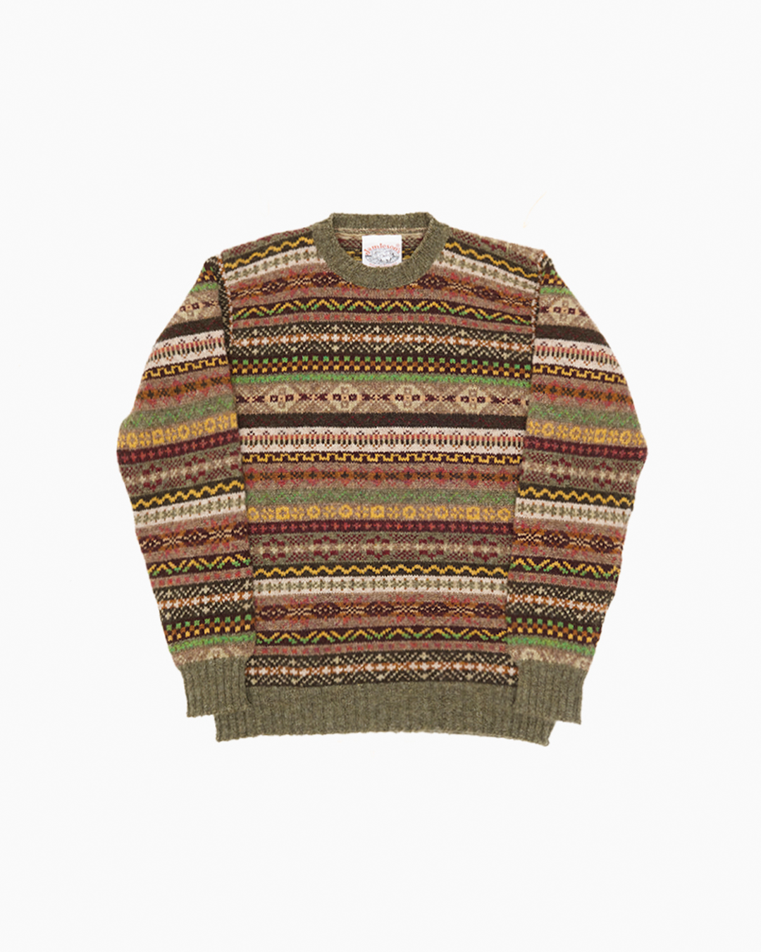 Moss Fair Isle Sweater