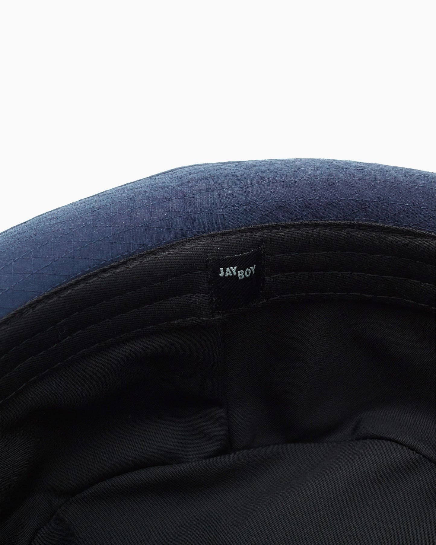 Navy Snap–Brim Bucket Hat: Ripstop Edition