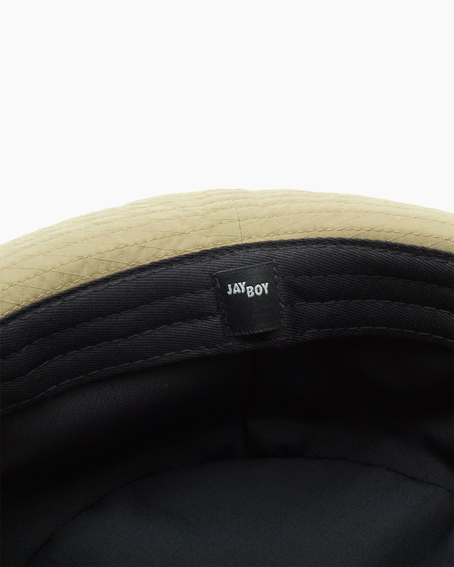 Khaki Snap–Brim Bucket Hat: Ripstop Edition