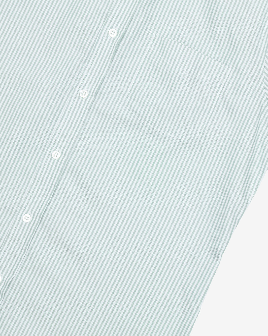 Green & White University Stripe Ivy Oxford Shirt