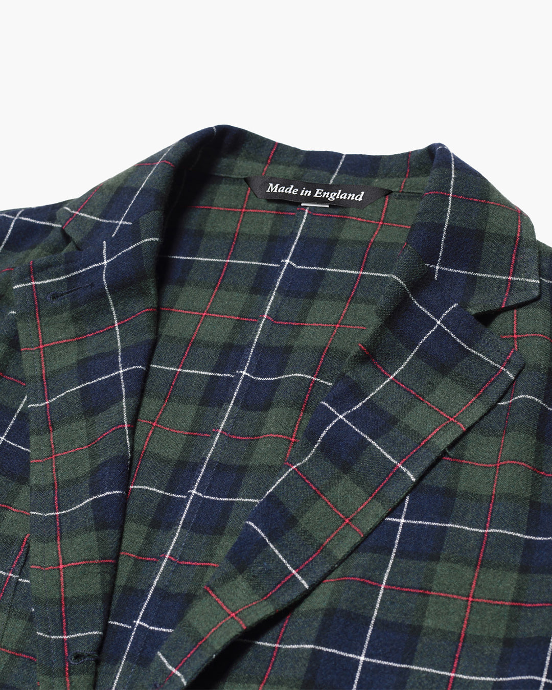 Plaid Wool Challis Ivy Jacket
