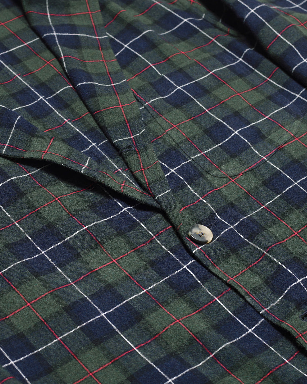 Plaid Wool Challis Ivy Jacket