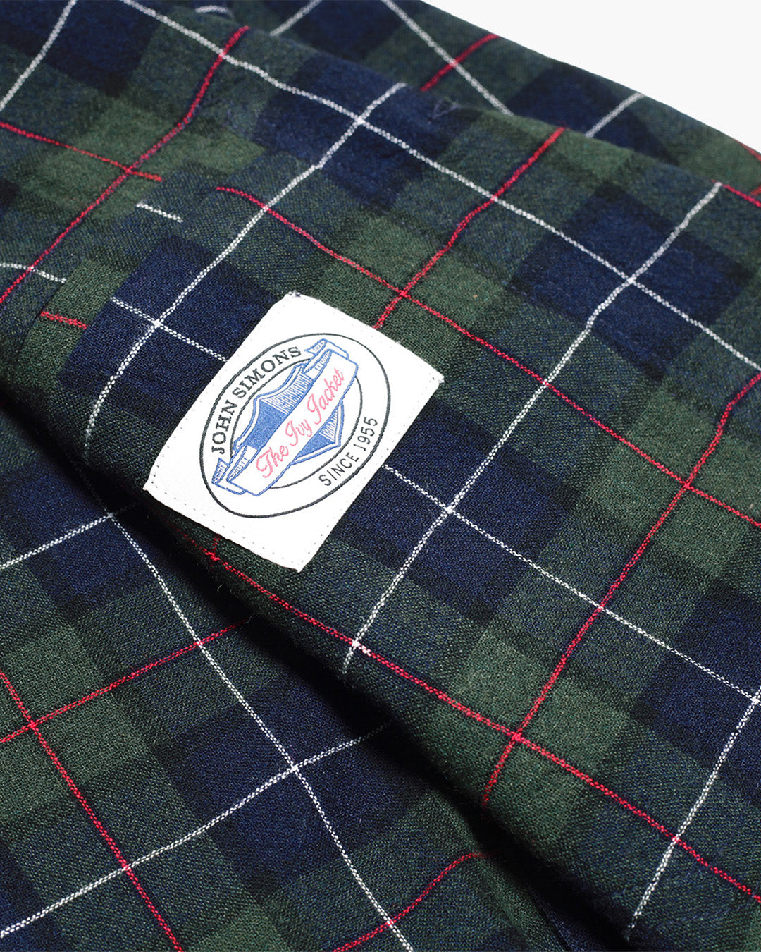 Plaid Wool Challis Ivy Jacket