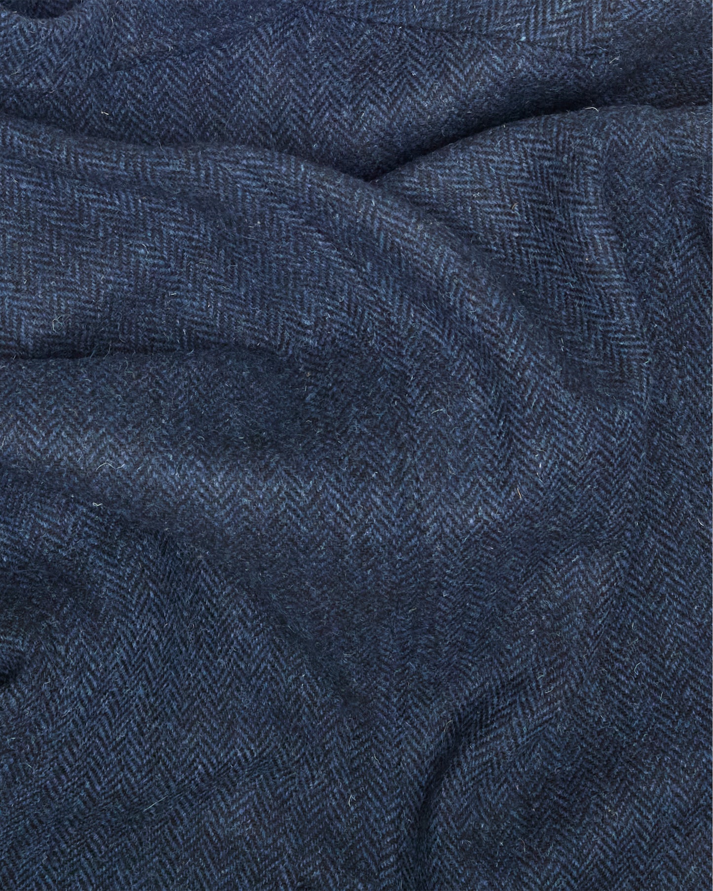 Midnight Blue Herringbone Heavyweight Harris Tweed Ivy Jacket