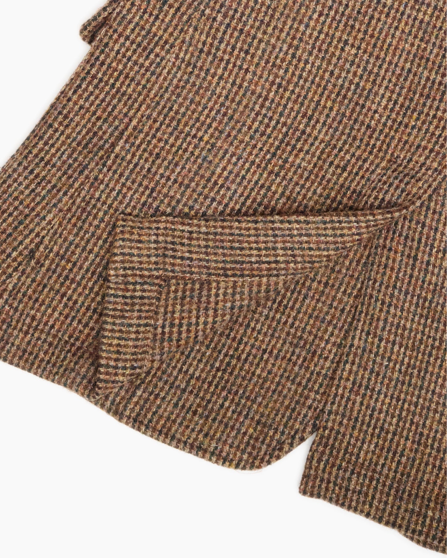 Brown Check Heavyweight Harris Tweed Ivy Jacket