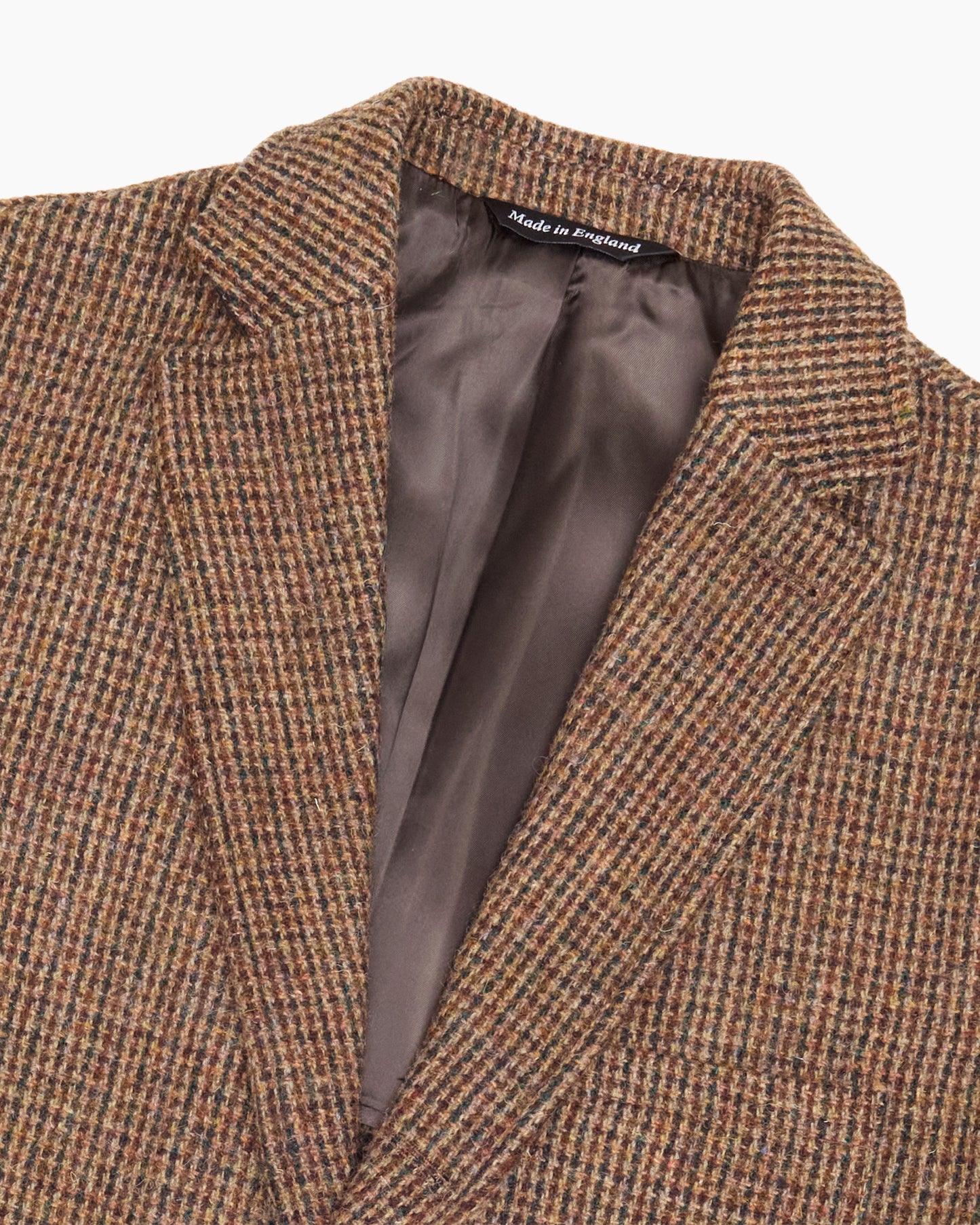 Brown Check Heavyweight Harris Tweed Ivy Jacket
