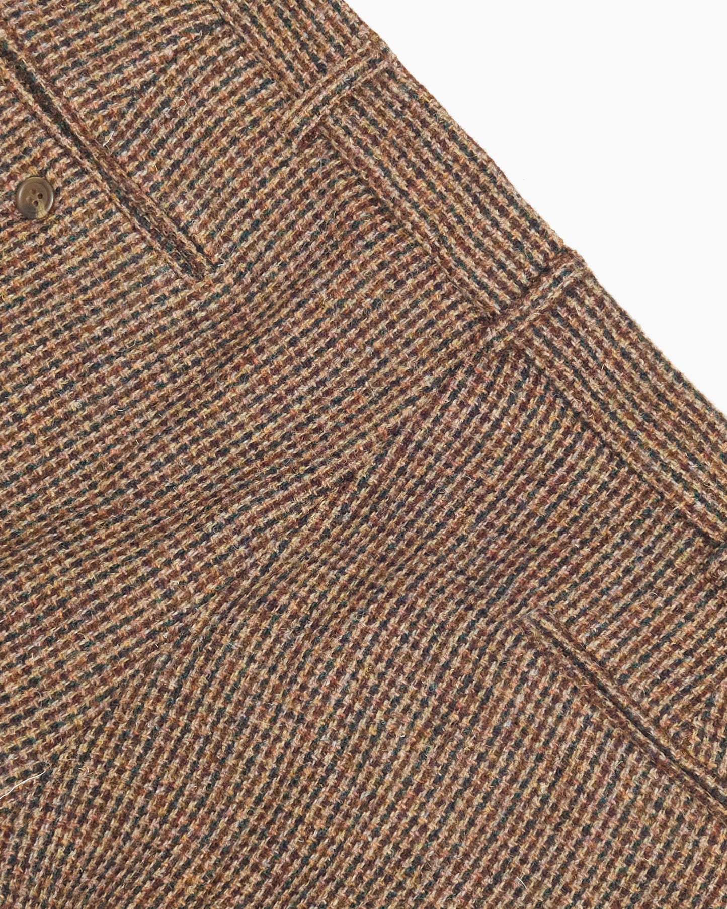 Brown Check Heavyweight Harris Tweed Ivy Trousers