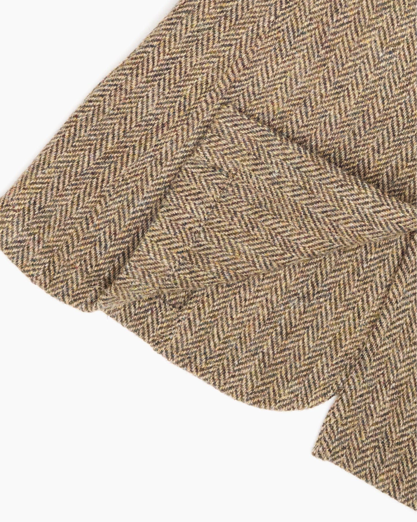 Light Brown Herringbone Heavyweight Harris Tweed Ivy Jacket