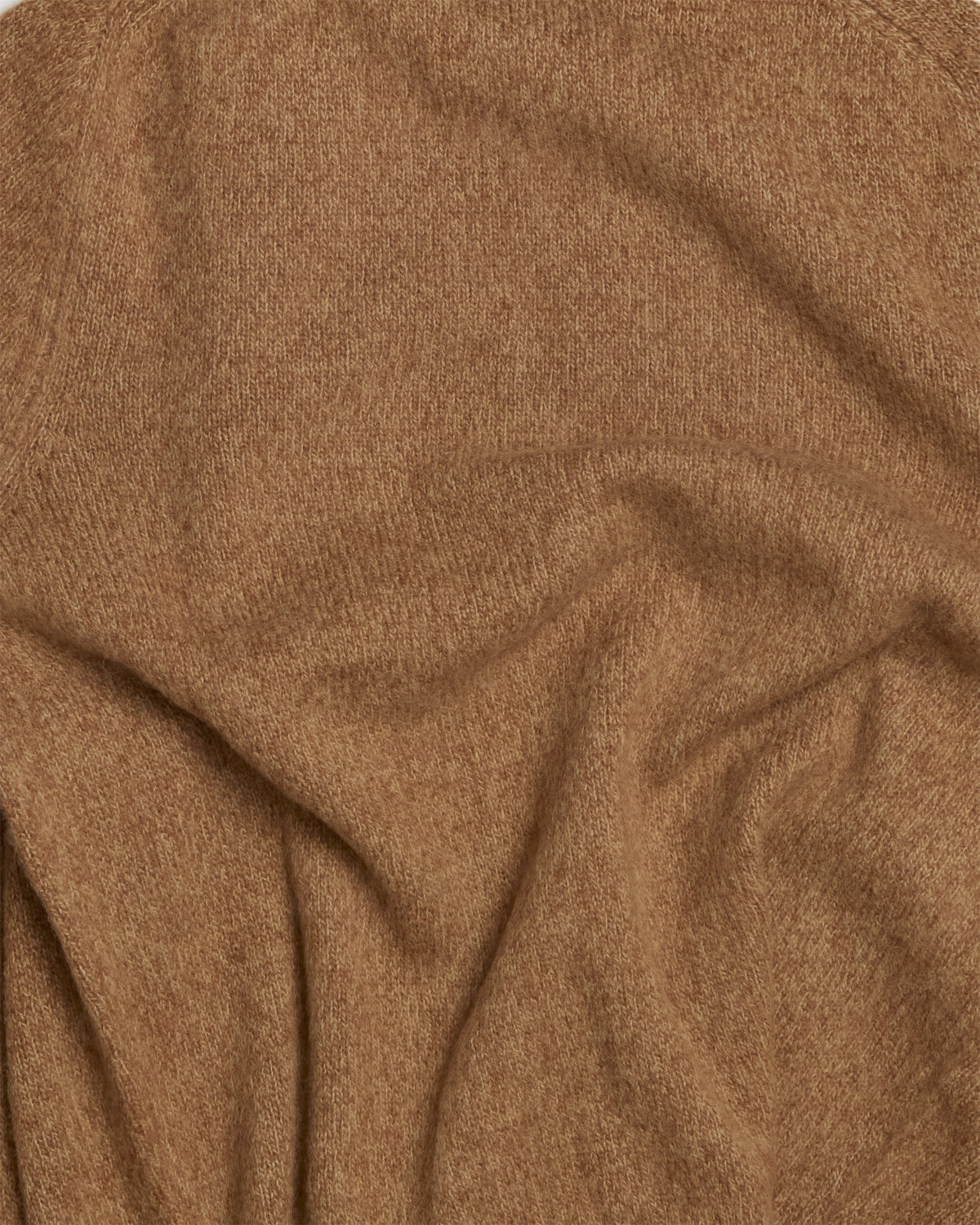 Rust Melange Brushed Shetland Knit Jumper